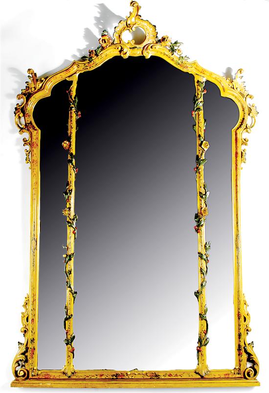 English paint-decorated carved