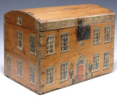 ENGLISH PAINT-DECORATED DOMED