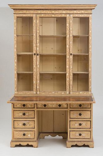 ENGLISH PAINTED BUREAU