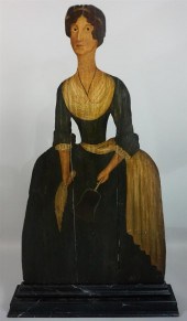ENGLISH PAINTED DUMMY BOARD OF
