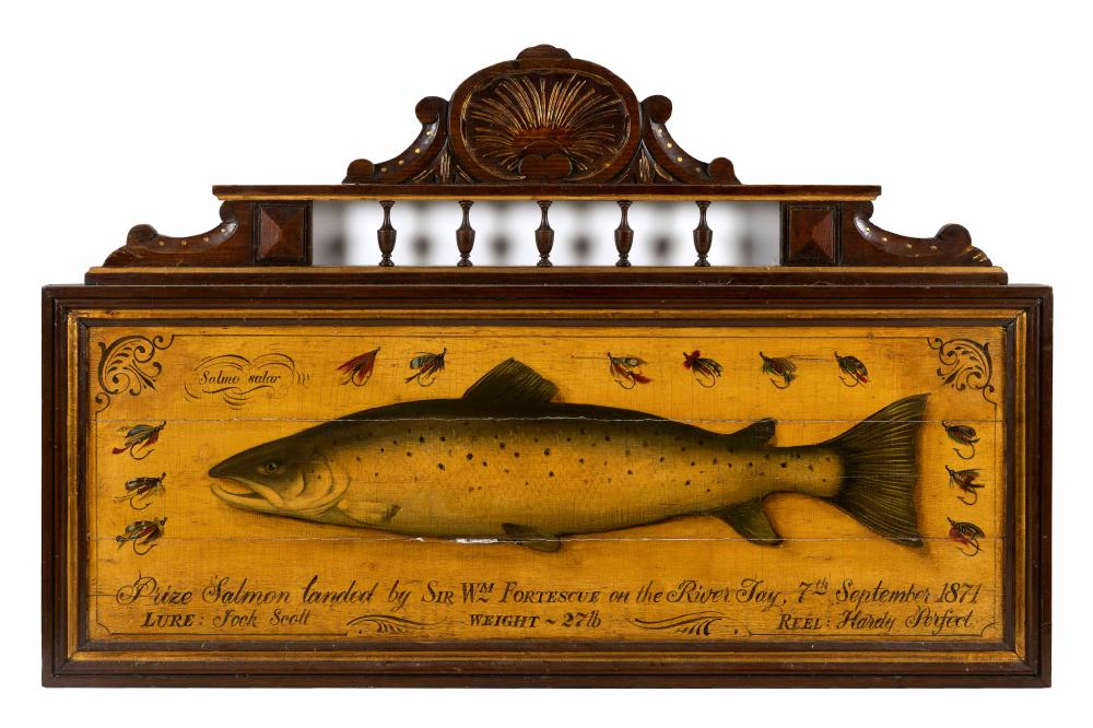 ENGLISH PAINTED PANEL DEPICTING A