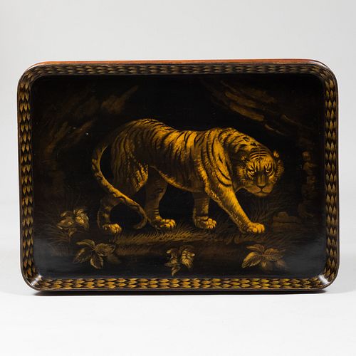 ENGLISH PAINTED PAPIER MACHÃ©