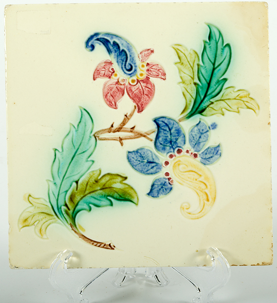 English Painted Tile English a