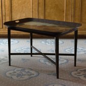 ENGLISH PAINTED TOLE TRAY ON L