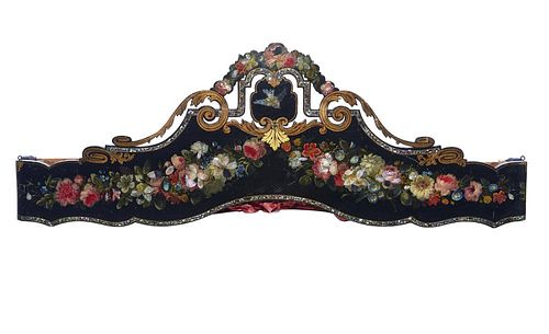 ENGLISH "PAPIER MACHE" VALANCE,