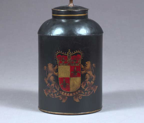 English Parcel-Gilt Black