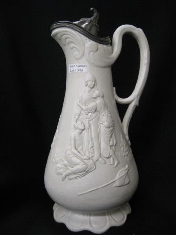 English Parian Jug Naomi and her