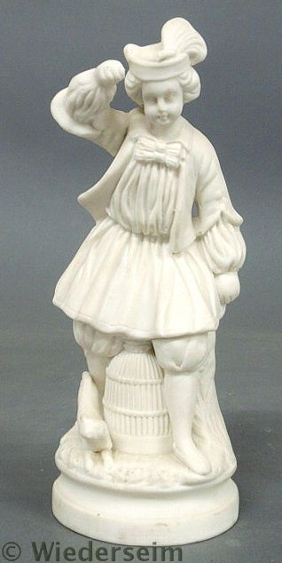 English Parian ware figure of a boy