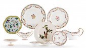 English partial dinner service