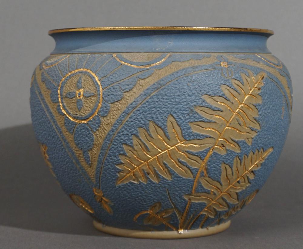 ENGLISH PARTIAL GLAZED DECORATED
