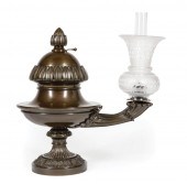 ENGLISH PATINATED BRONZE ARGAN