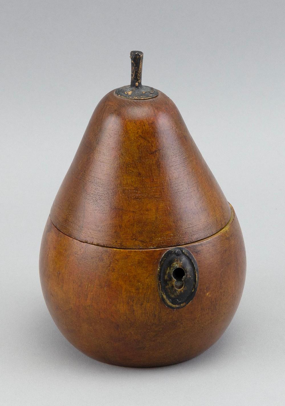 ENGLISH PEAR-FORM FRUITWOOD TEA