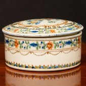 ENGLISH PEARL GLAZED CIRCULAR