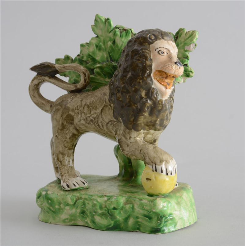 ENGLISH PEARLWARE FIGURE OF A