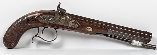 English Percussion Pistol with