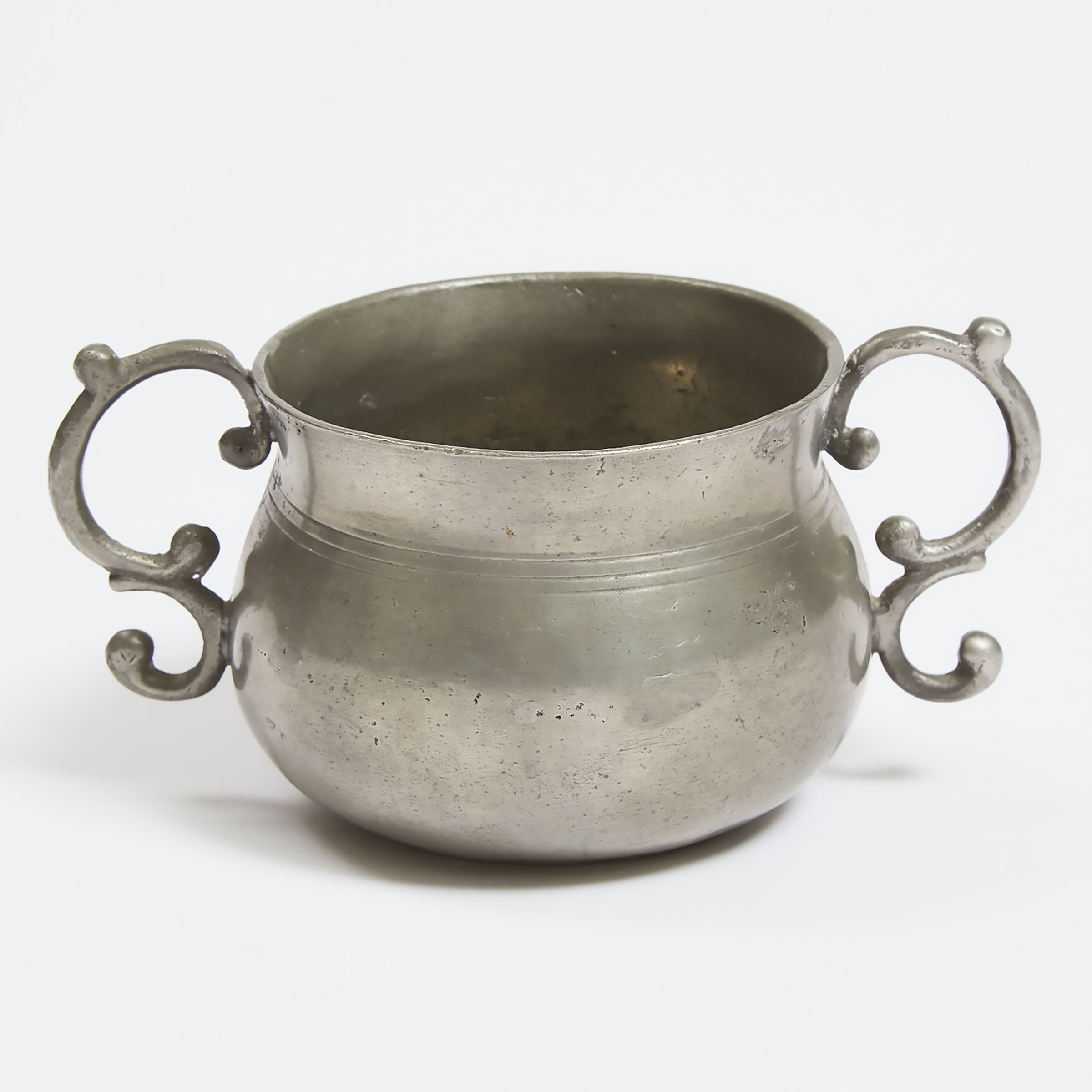 English Pewter Caudle or Posset