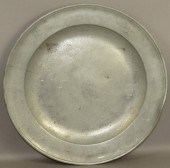 ENGLISH PEWTER CHARGER BY BURF