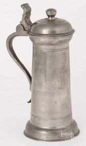 ENGLISH PEWTER FLAGON, CA. 162