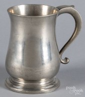 ENGLISH PEWTER MUG, BY TOWNSEN