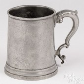ENGLISH PEWTER QUART MUG, MID