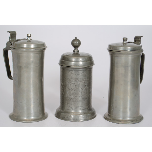 English Pewter Tankards English