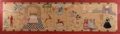 ENGLISH PICTORIAL EMBROIDERED