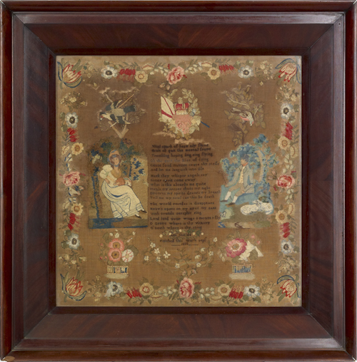 English pictorial needlework