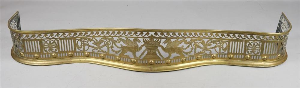 ENGLISH PIERCED BRASS FIRE