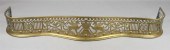 ENGLISH PIERCED BRASS FIRE FEN