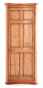English pine concave-door corn