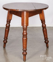 ENGLISH PINE CRICKET TABLE, 19
