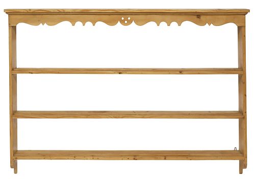 ENGLISH PINE WALL-MOUNTED DELFT