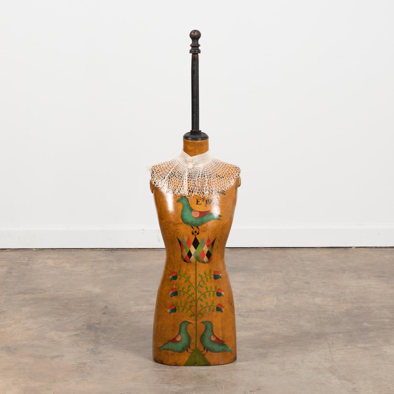 ENGLISH POLYCHROME DRESSMAKER'S