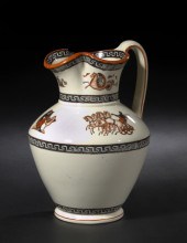English Polychromed Pottery To