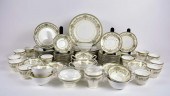 ENGLISH PORCELAIN 84 PIECE AYN