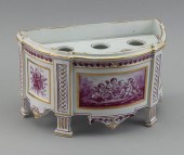ENGLISH PORCELAIN BULB POT 19T