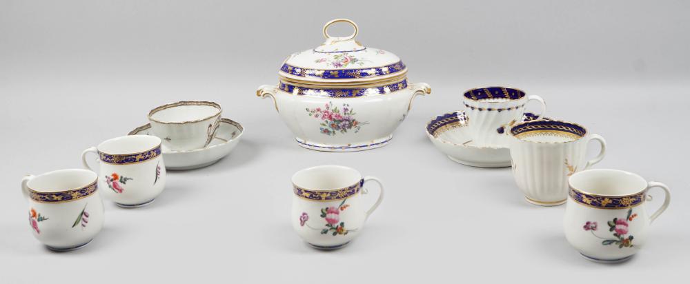 ENGLISH PORCELAIN COBALT BLUE