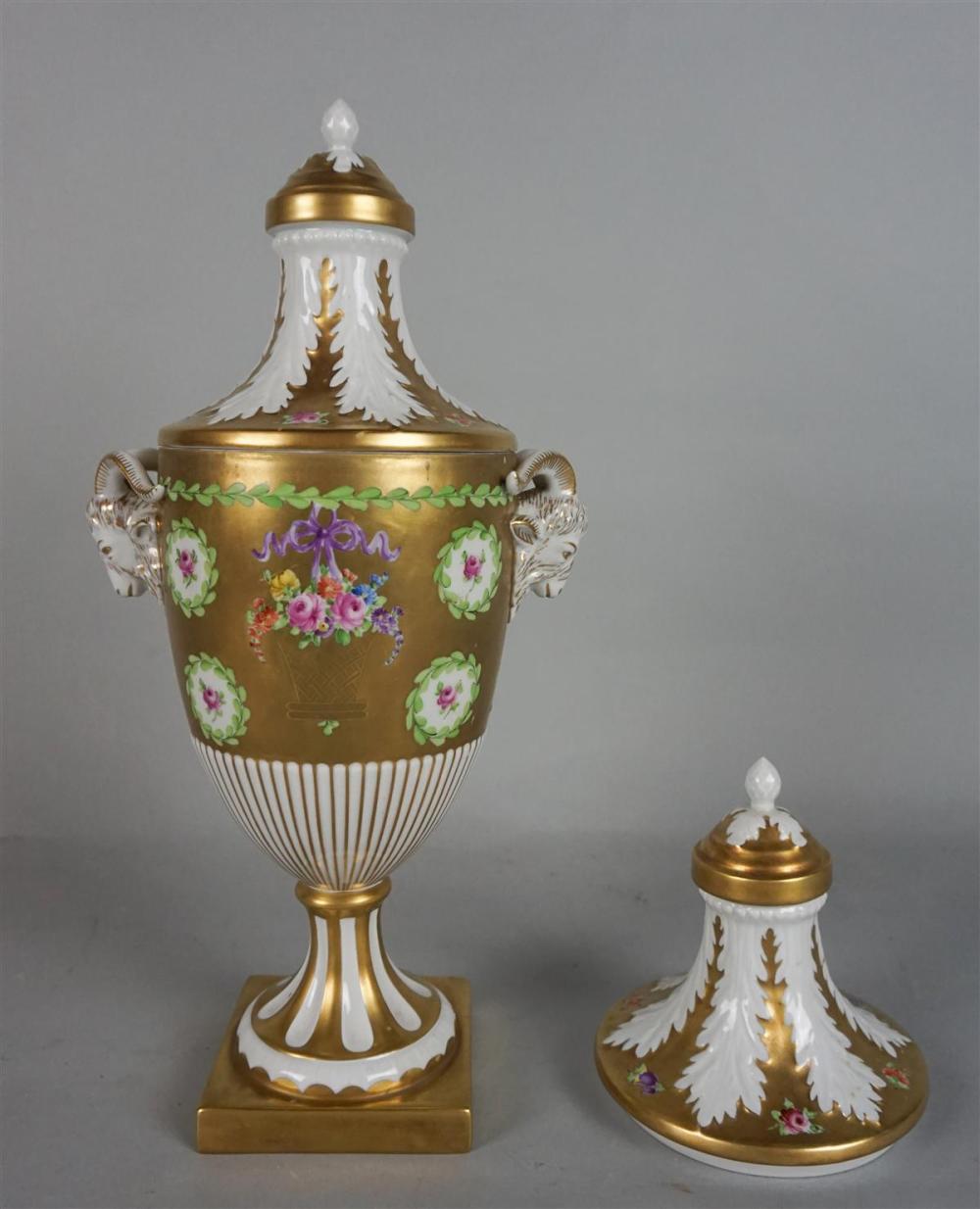 ENGLISH PORCELAIN COVERED