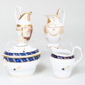 ENGLISH PORCELAIN CREAM JUG AN