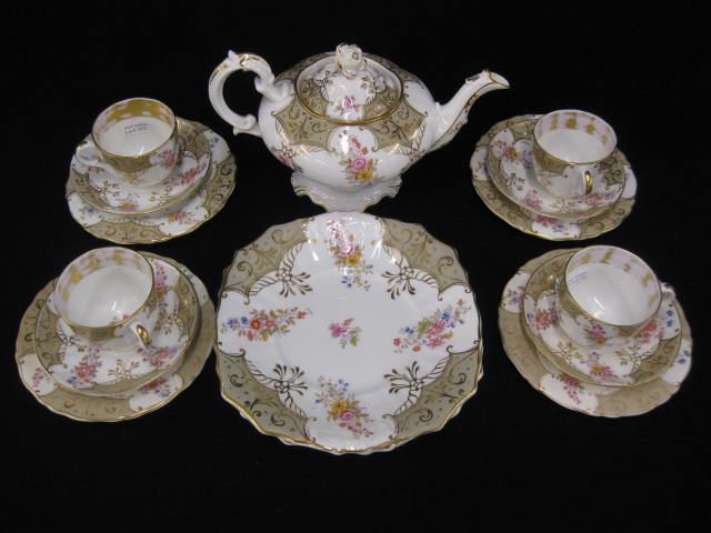 English Porcelain Dessert Set