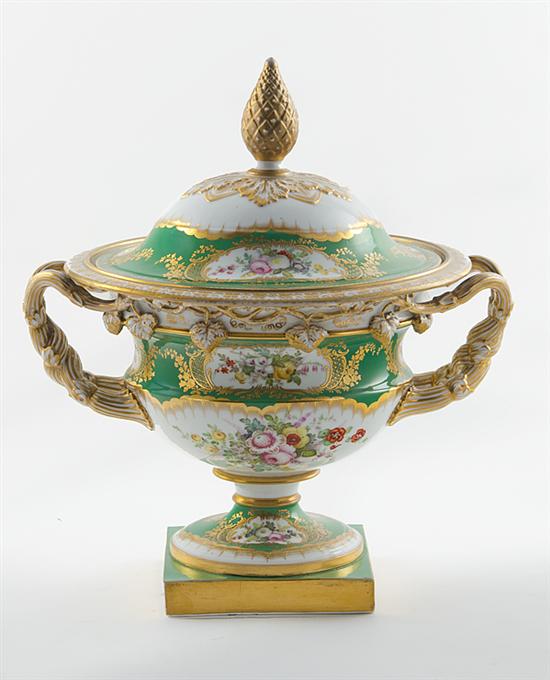 English porcelain ice pail probably