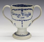 ENGLISH PORCELAIN LOVING CUPAn