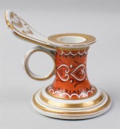 ENGLISH PORCELAIN ORANGE-GROUN