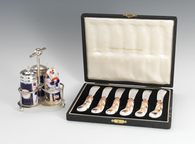 English Porcelain Table Accessories