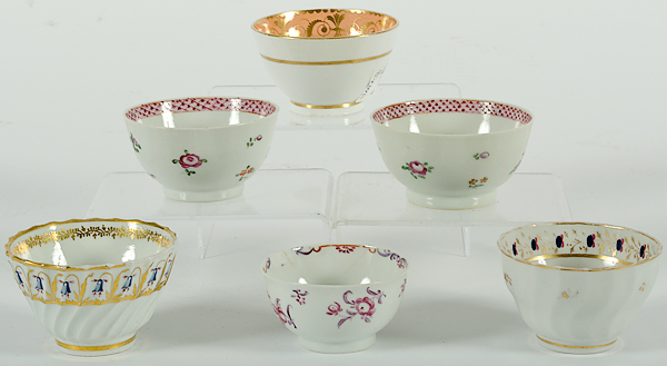 English Porcelain Tea Bowls English