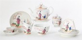 English porcelain tea service