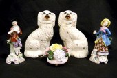 English pottery: pair of 19th