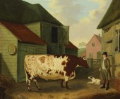 English Primitive School oil o