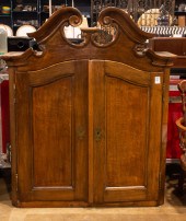ENGLISH QUATERSEWN OAK TWO PAN