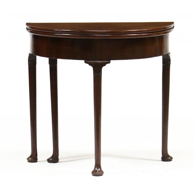 ENGLISH QUEEN ANNE MAHOGANY GAMES